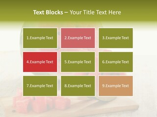 A Piece Of Watermelon Sitting On Top Of A Cutting Board PowerPoint Template
