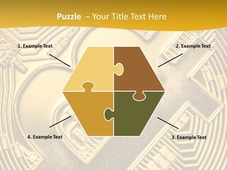 A Golden Powerpoint Presentation Is Shown PowerPoint Template