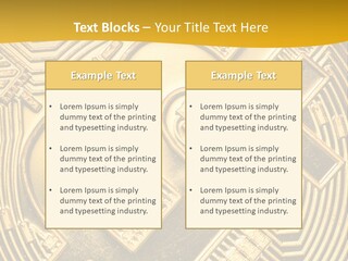 A Golden Powerpoint Presentation Is Shown PowerPoint Template