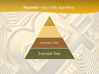 A Golden Powerpoint Presentation Is Shown PowerPoint Template