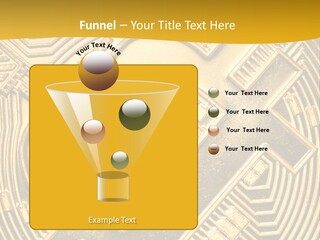 A Golden Powerpoint Presentation Is Shown PowerPoint Template