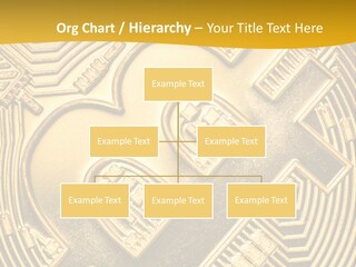 A Golden Powerpoint Presentation Is Shown PowerPoint Template
