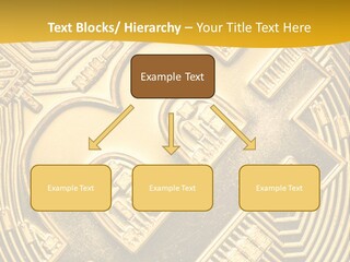 A Golden Powerpoint Presentation Is Shown PowerPoint Template