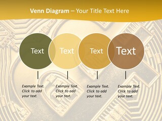 A Golden Powerpoint Presentation Is Shown PowerPoint Template