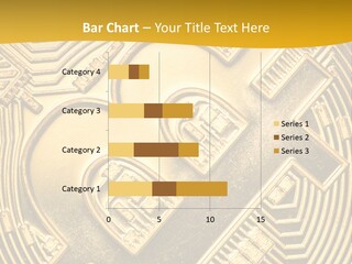 A Golden Powerpoint Presentation Is Shown PowerPoint Template