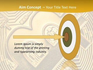 A Golden Powerpoint Presentation Is Shown PowerPoint Template