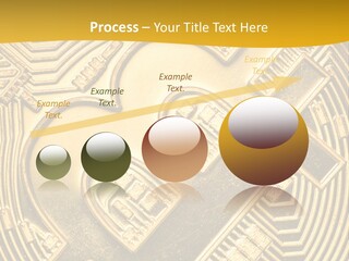 A Golden Powerpoint Presentation Is Shown PowerPoint Template
