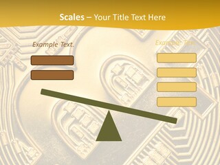 A Golden Powerpoint Presentation Is Shown PowerPoint Template
