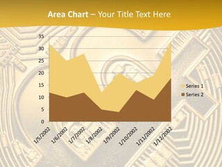 A Golden Powerpoint Presentation Is Shown PowerPoint Template