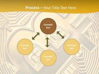 A Golden Powerpoint Presentation Is Shown PowerPoint Template