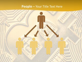 A Golden Powerpoint Presentation Is Shown PowerPoint Template