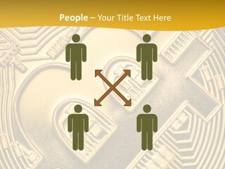 A Golden Powerpoint Presentation Is Shown PowerPoint Template