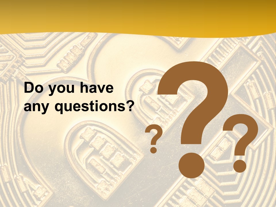 A Golden Powerpoint Presentation Is Shown PowerPoint Template