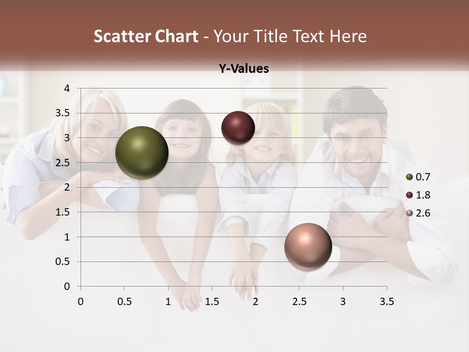 A Family Sitting On A Couch In A Living Room PowerPoint Template