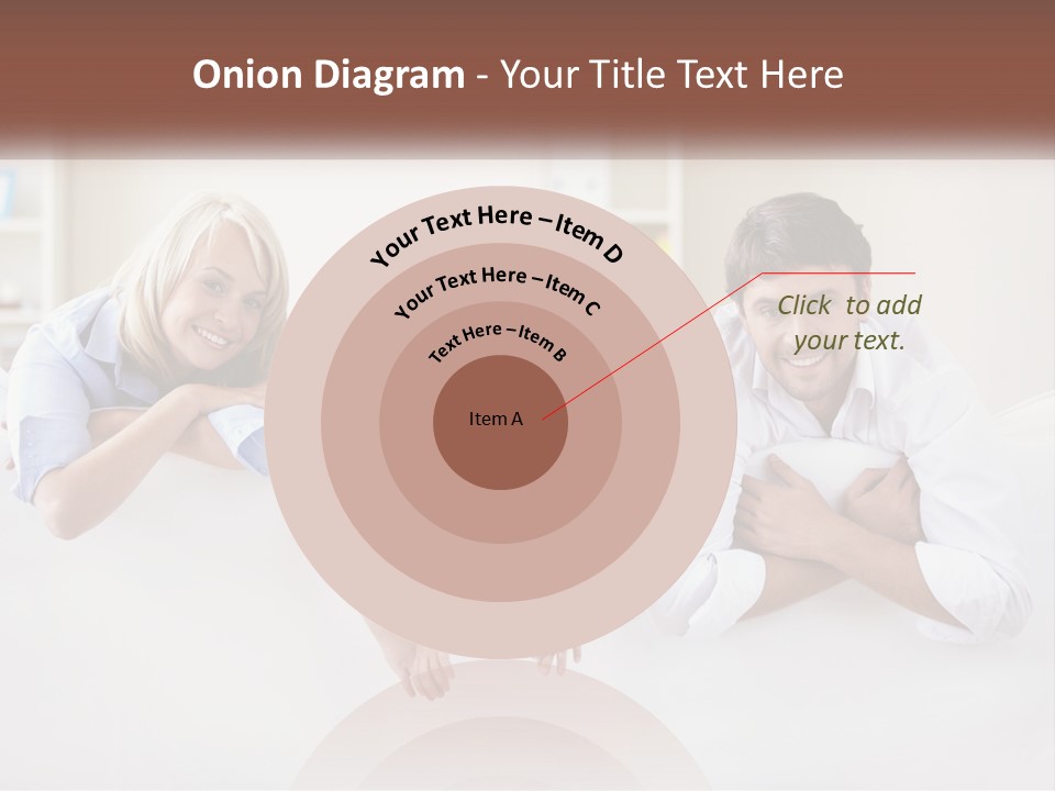 A Family Sitting On A Couch In A Living Room PowerPoint Template