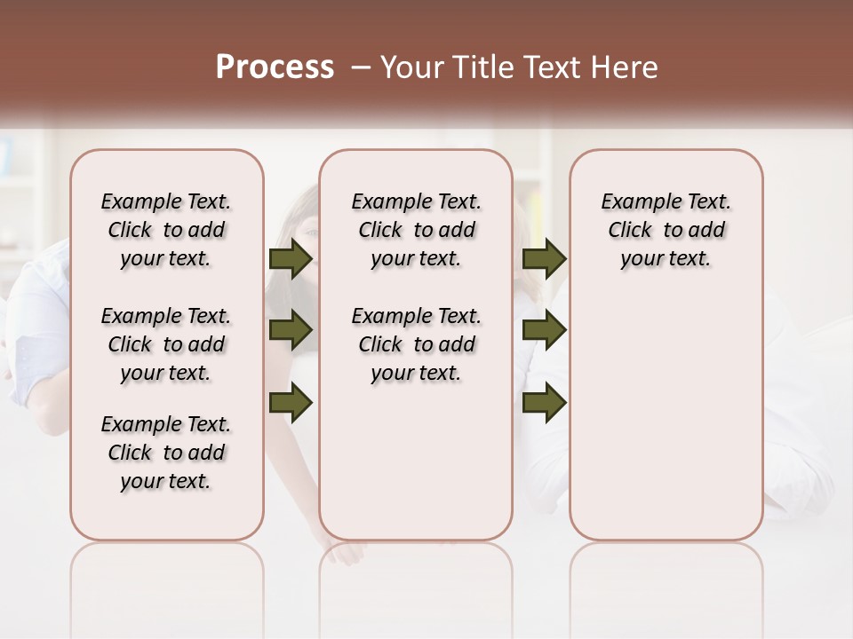 A Family Sitting On A Couch In A Living Room PowerPoint Template