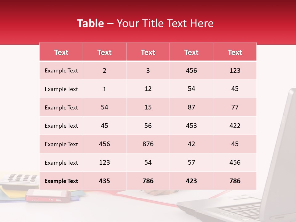 A Woman Sitting At A Desk With A Laptop PowerPoint Template