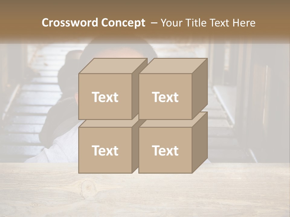 A Young Boy Is Smiling For The Camera PowerPoint Template