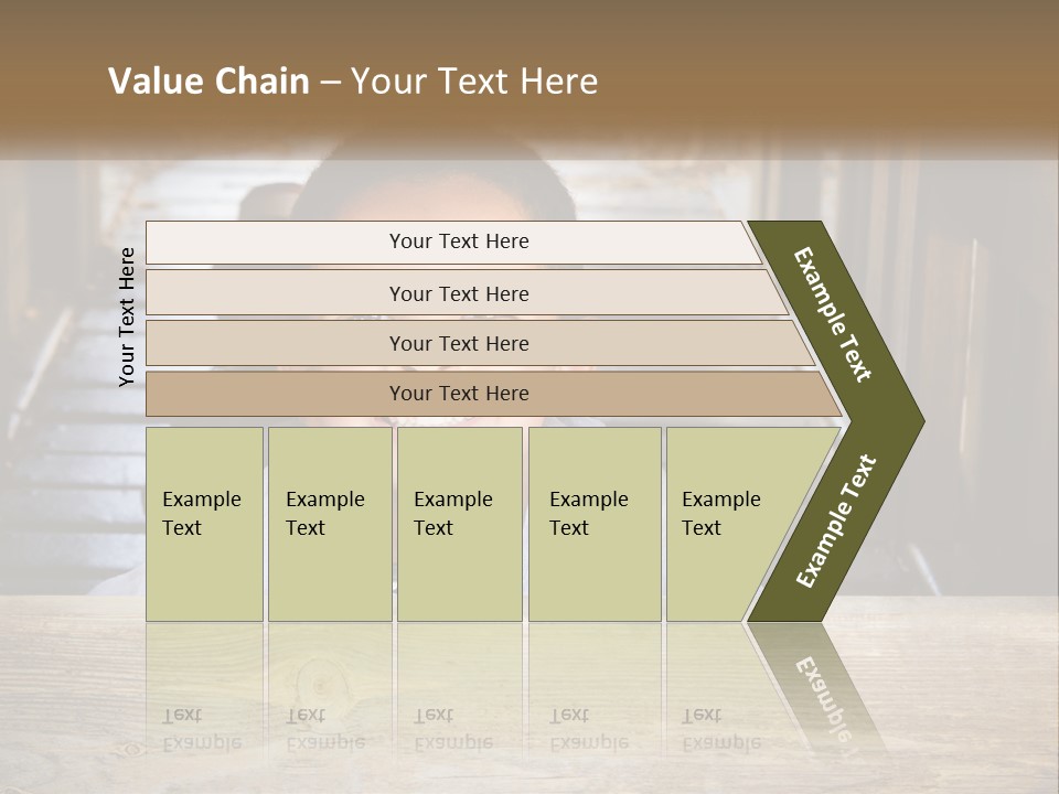 A Young Boy Is Smiling For The Camera PowerPoint Template