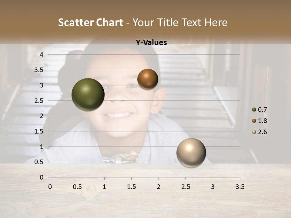 A Young Boy Is Smiling For The Camera PowerPoint Template