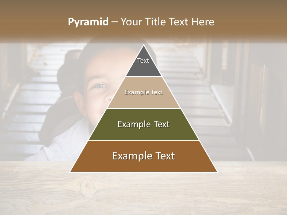 A Young Boy Is Smiling For The Camera PowerPoint Template