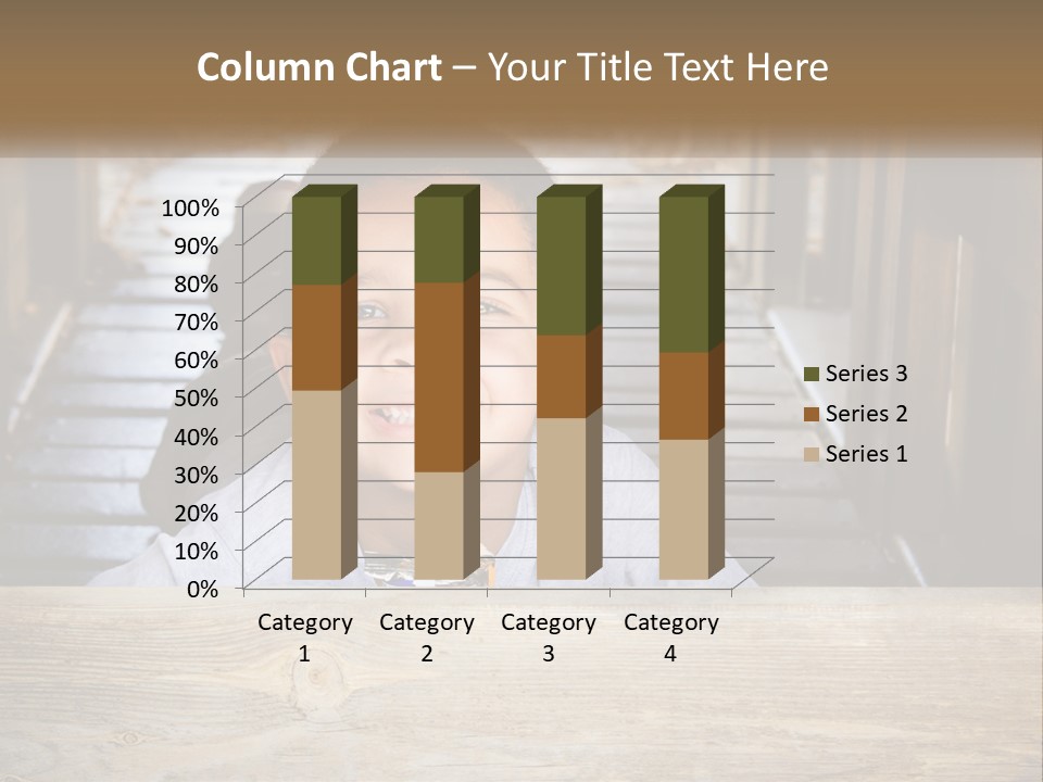 A Young Boy Is Smiling For The Camera PowerPoint Template