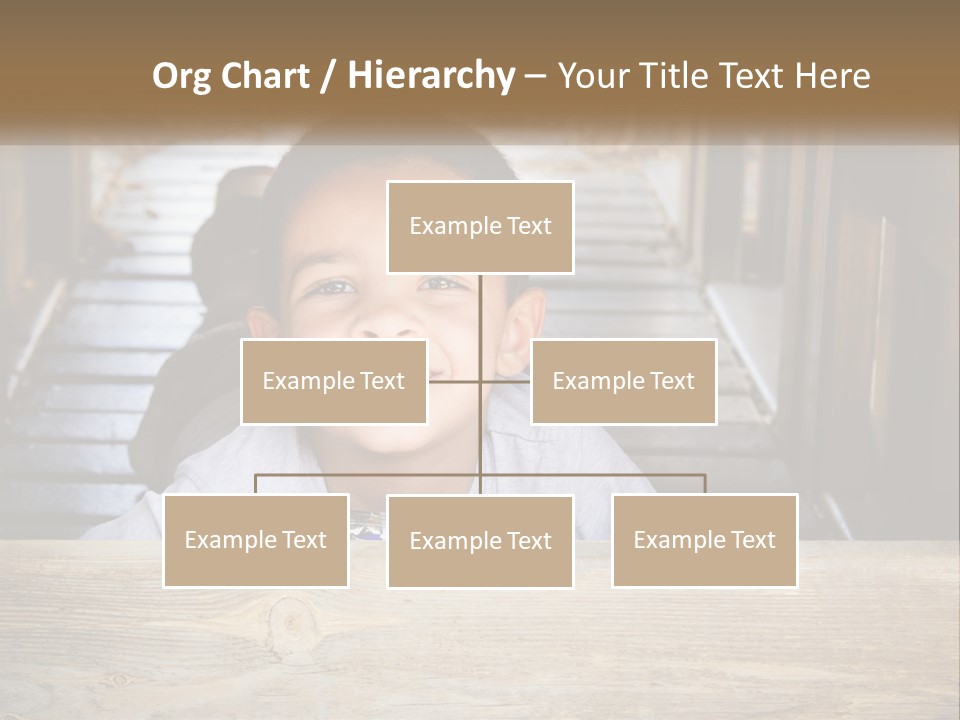A Young Boy Is Smiling For The Camera PowerPoint Template