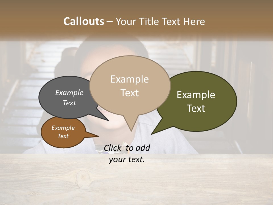 A Young Boy Is Smiling For The Camera PowerPoint Template