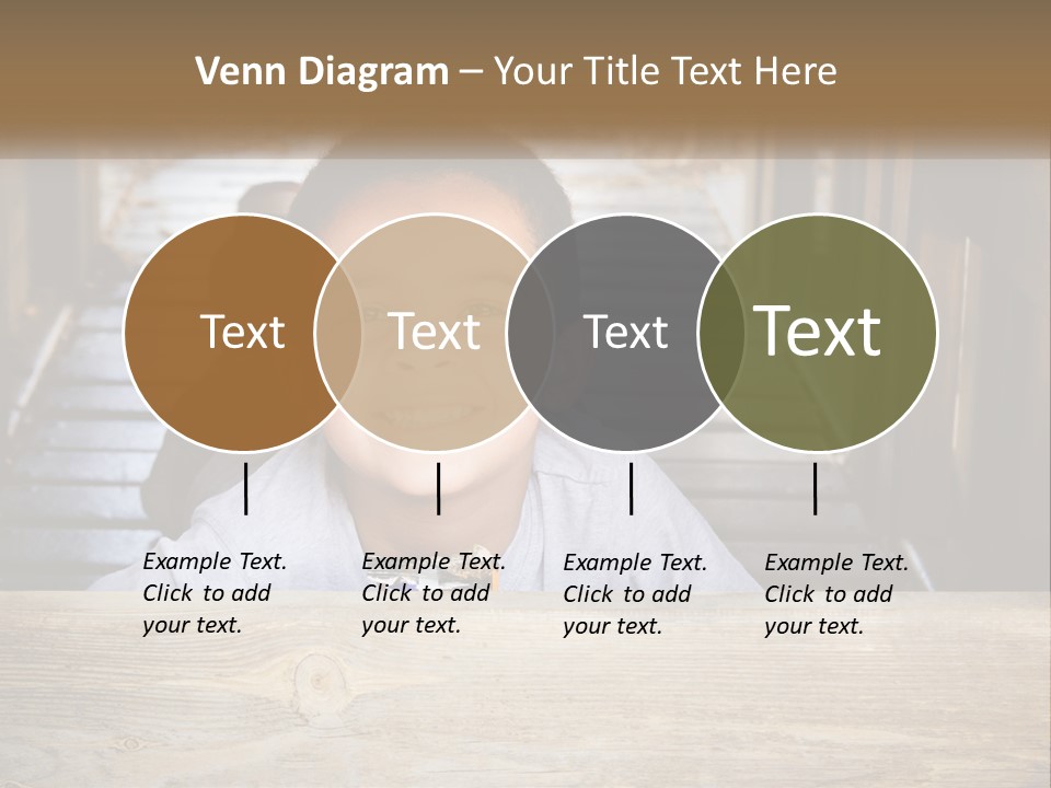 A Young Boy Is Smiling For The Camera PowerPoint Template