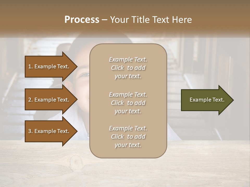 A Young Boy Is Smiling For The Camera PowerPoint Template