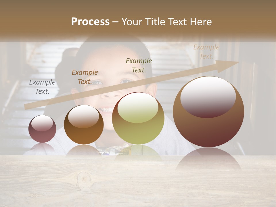 A Young Boy Is Smiling For The Camera PowerPoint Template