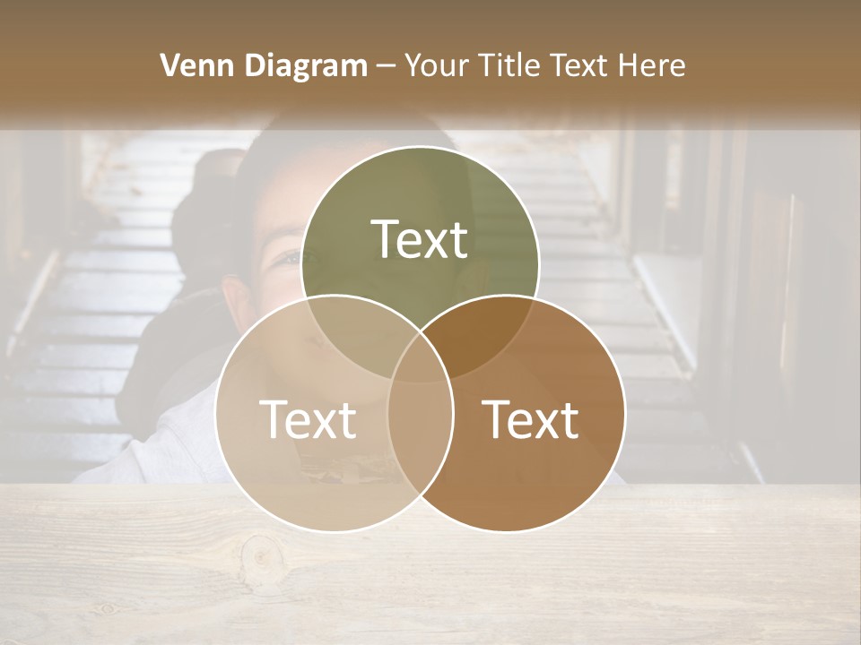 A Young Boy Is Smiling For The Camera PowerPoint Template