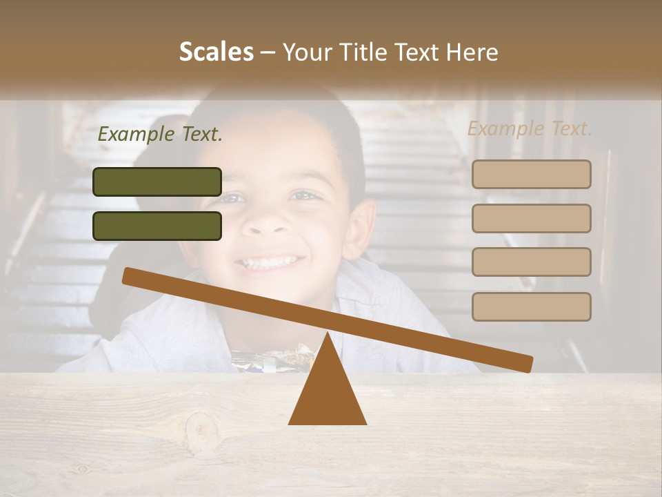 A Young Boy Is Smiling For The Camera PowerPoint Template