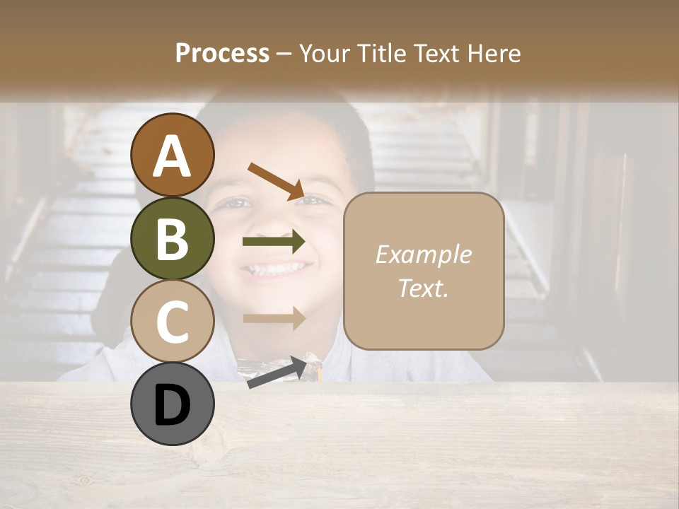 A Young Boy Is Smiling For The Camera PowerPoint Template