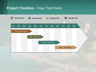 A Large Castle Sitting On Top Of A Lush Green Hillside PowerPoint Template