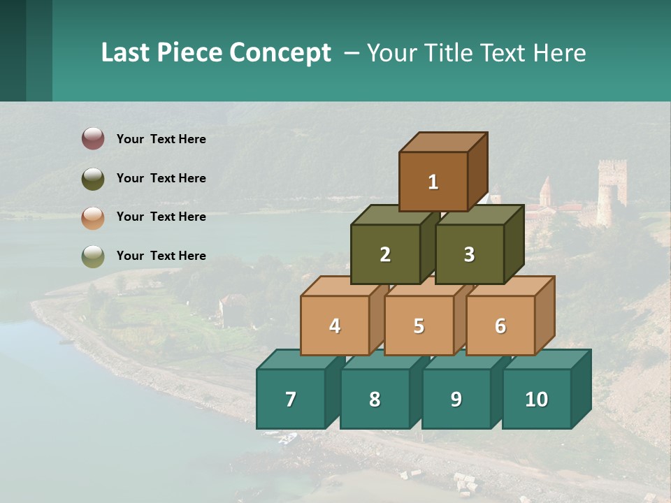 A Large Castle Sitting On Top Of A Lush Green Hillside PowerPoint Template