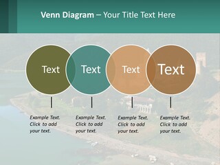 A Large Castle Sitting On Top Of A Lush Green Hillside PowerPoint Template