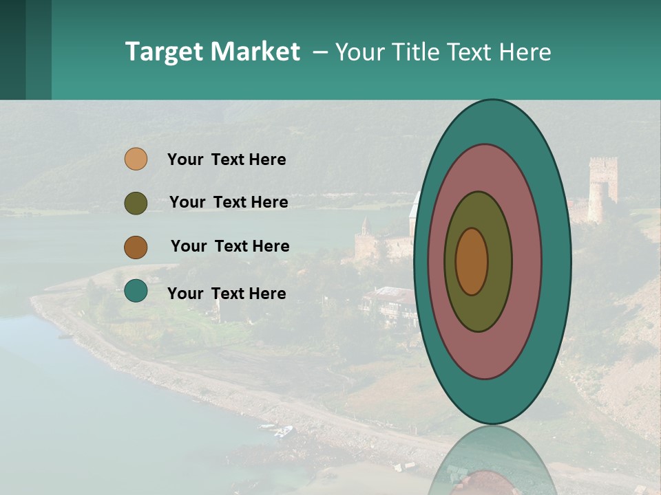 A Large Castle Sitting On Top Of A Lush Green Hillside PowerPoint Template