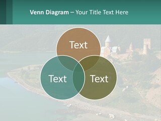 A Large Castle Sitting On Top Of A Lush Green Hillside PowerPoint Template