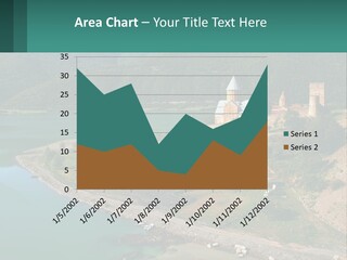 A Large Castle Sitting On Top Of A Lush Green Hillside PowerPoint Template