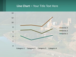 A Large Castle Sitting On Top Of A Lush Green Hillside PowerPoint Template