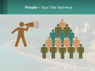 A Large Castle Sitting On Top Of A Lush Green Hillside PowerPoint Template