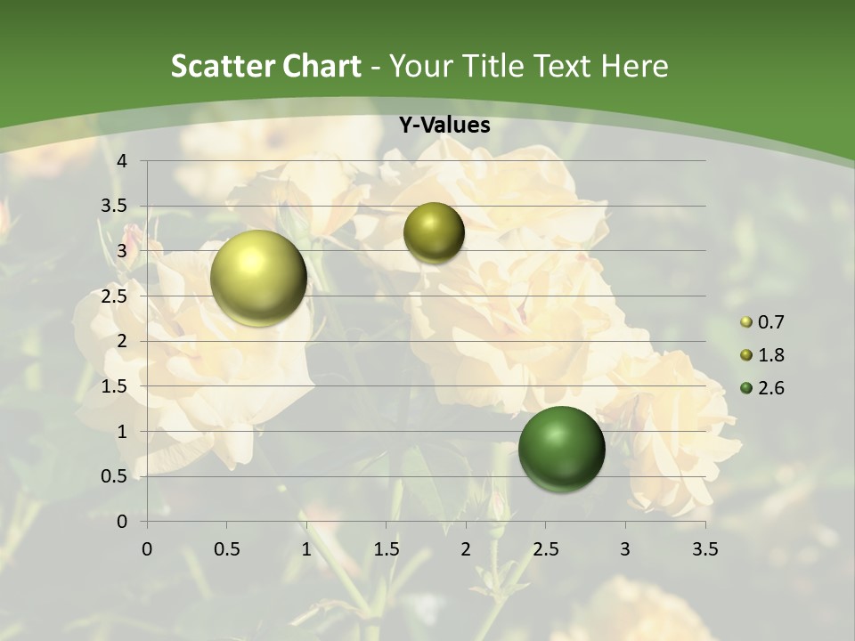 A Yellow Rose Powerpoint Presentation Is Shown PowerPoint Template