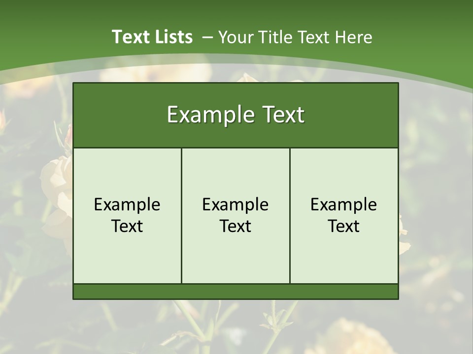 A Yellow Rose Powerpoint Presentation Is Shown PowerPoint Template