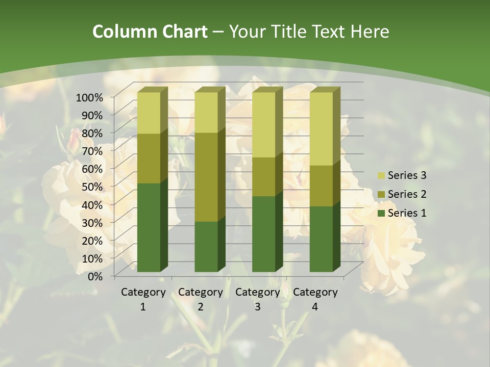 A Yellow Rose Powerpoint Presentation Is Shown PowerPoint Template