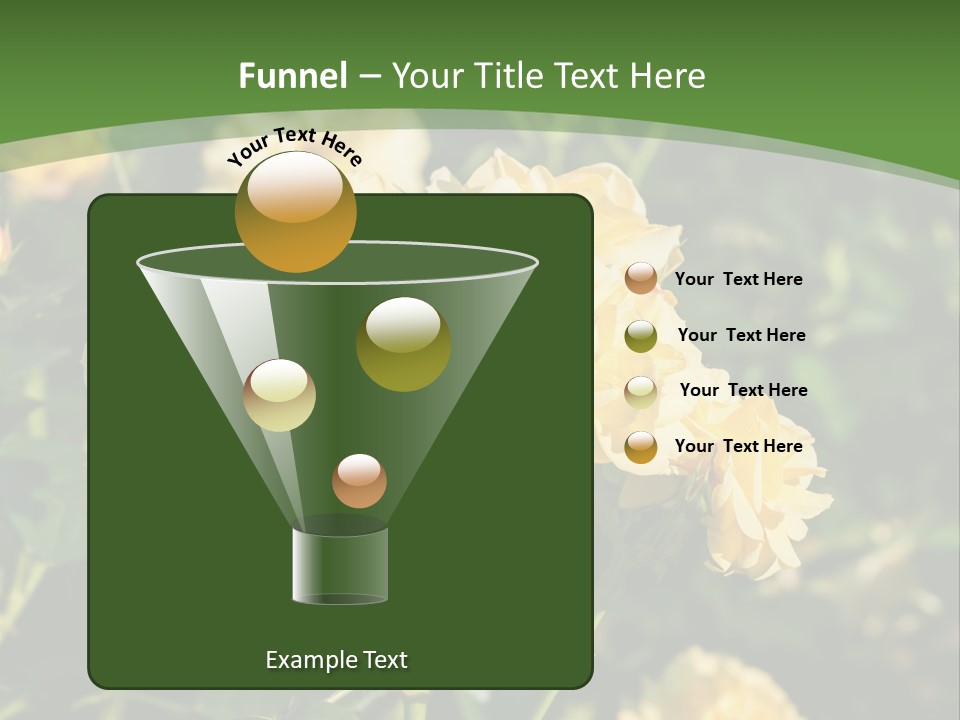 A Yellow Rose Powerpoint Presentation Is Shown PowerPoint Template
