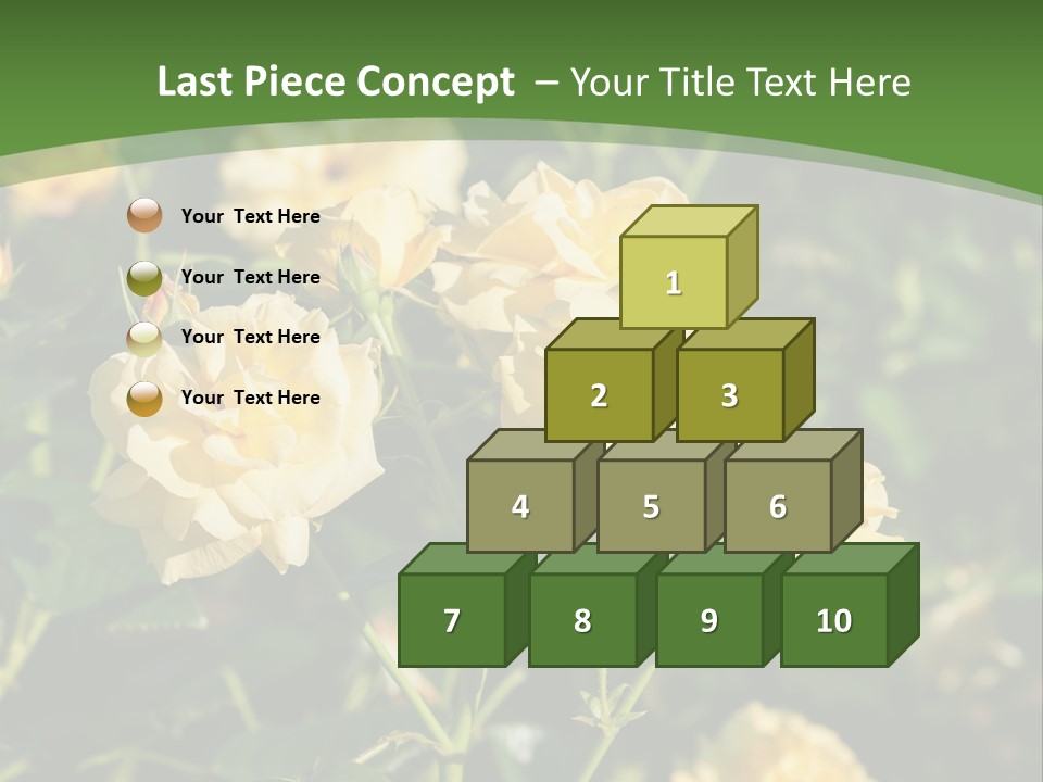 A Yellow Rose Powerpoint Presentation Is Shown PowerPoint Template