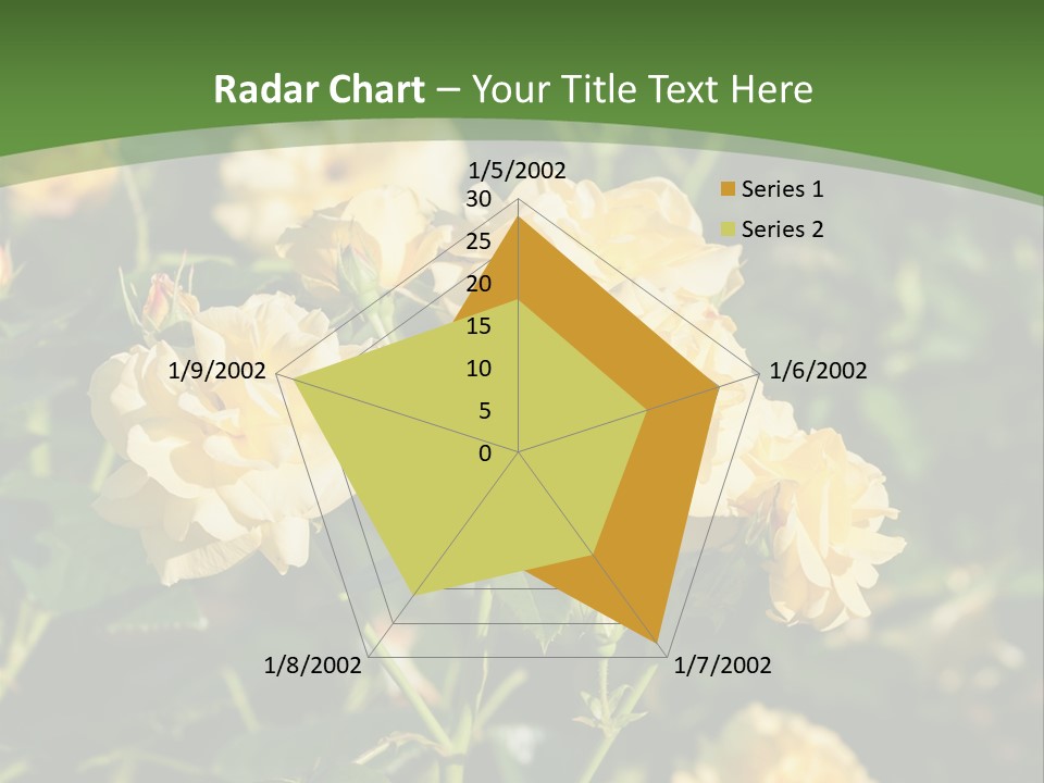 A Yellow Rose Powerpoint Presentation Is Shown PowerPoint Template