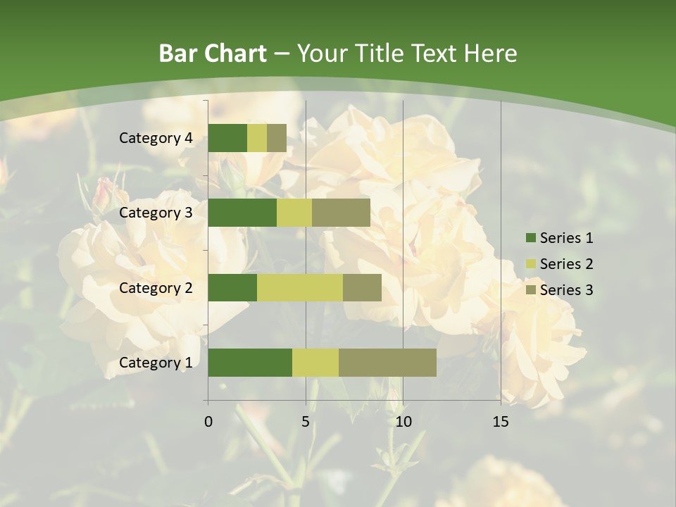 A Yellow Rose Powerpoint Presentation Is Shown PowerPoint Template
