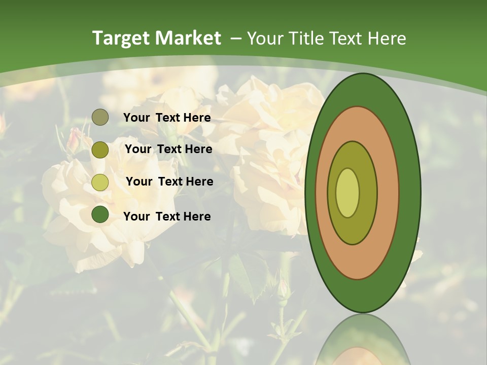 A Yellow Rose Powerpoint Presentation Is Shown PowerPoint Template